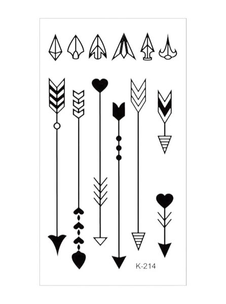 20 Piece - Tattoo Variety Pack Semi Permanent - Black