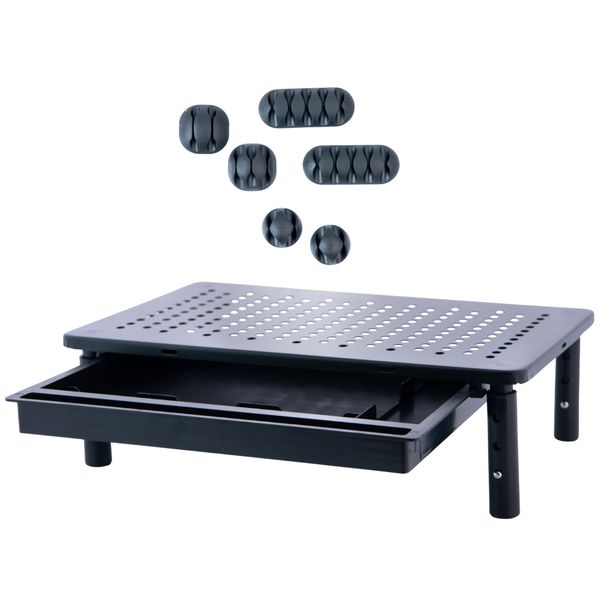 Monitor Stand for Desk - Adjustable Laptop Riser &amp; Desk Monitor Stand PC