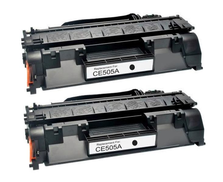 HP 05A / CE505A / 80A / CF280A Black Twin Pack - Compatible