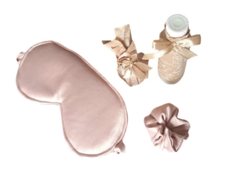 Pamper Gift Set For Women, All Occasions - Sleep Mask, Bath Bomb, Body Wash