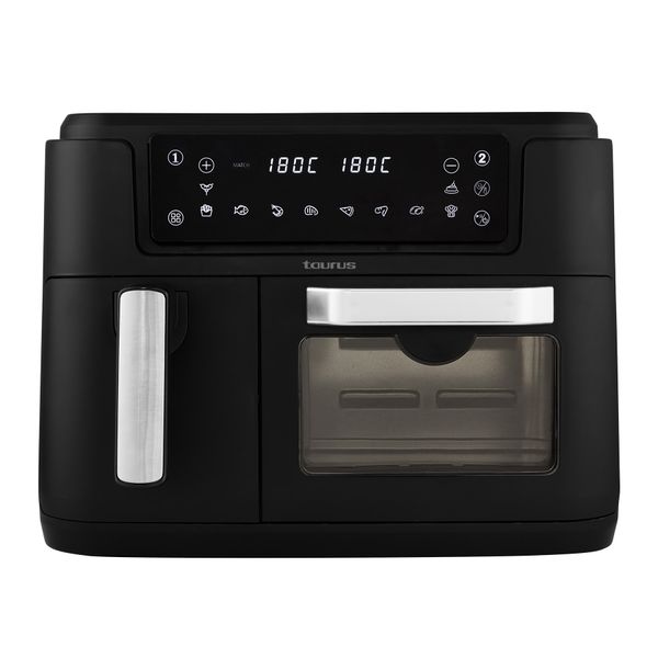 Taurus Air Fryer Dual Zone Digital Non-Stick Black 9.5L 2400W "Duo