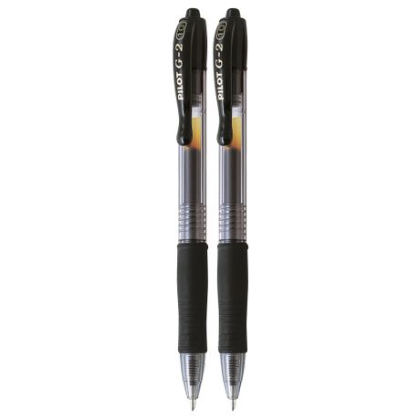 Pilot FRIXION Ball Erasable Rollerball Pen - 1.0mm Broad Tip - Pack of 6 -  Black and Blue Ink