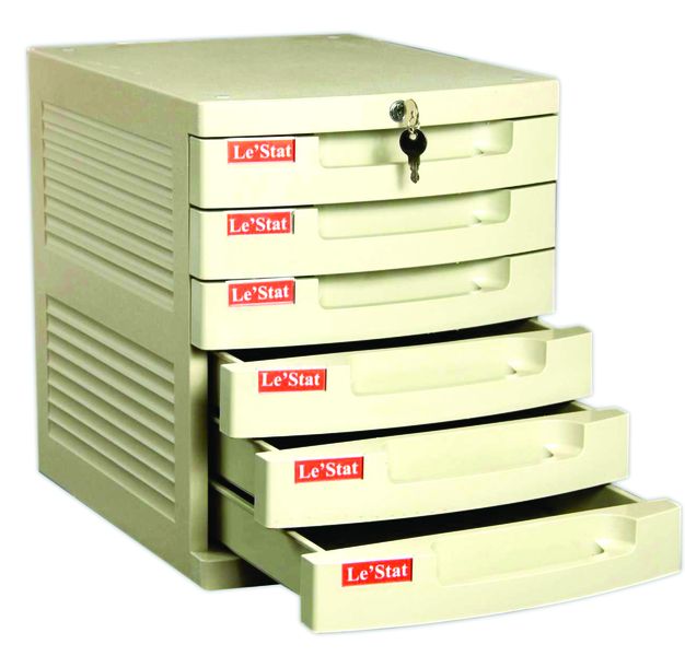 Le'Stat 6-Draw Lockable Filing Cabinet