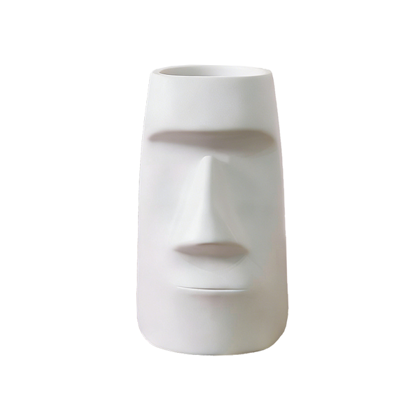 Moai Statue-Shaped Pen Holder and Glasses Stand Eyeglasses Display Stand