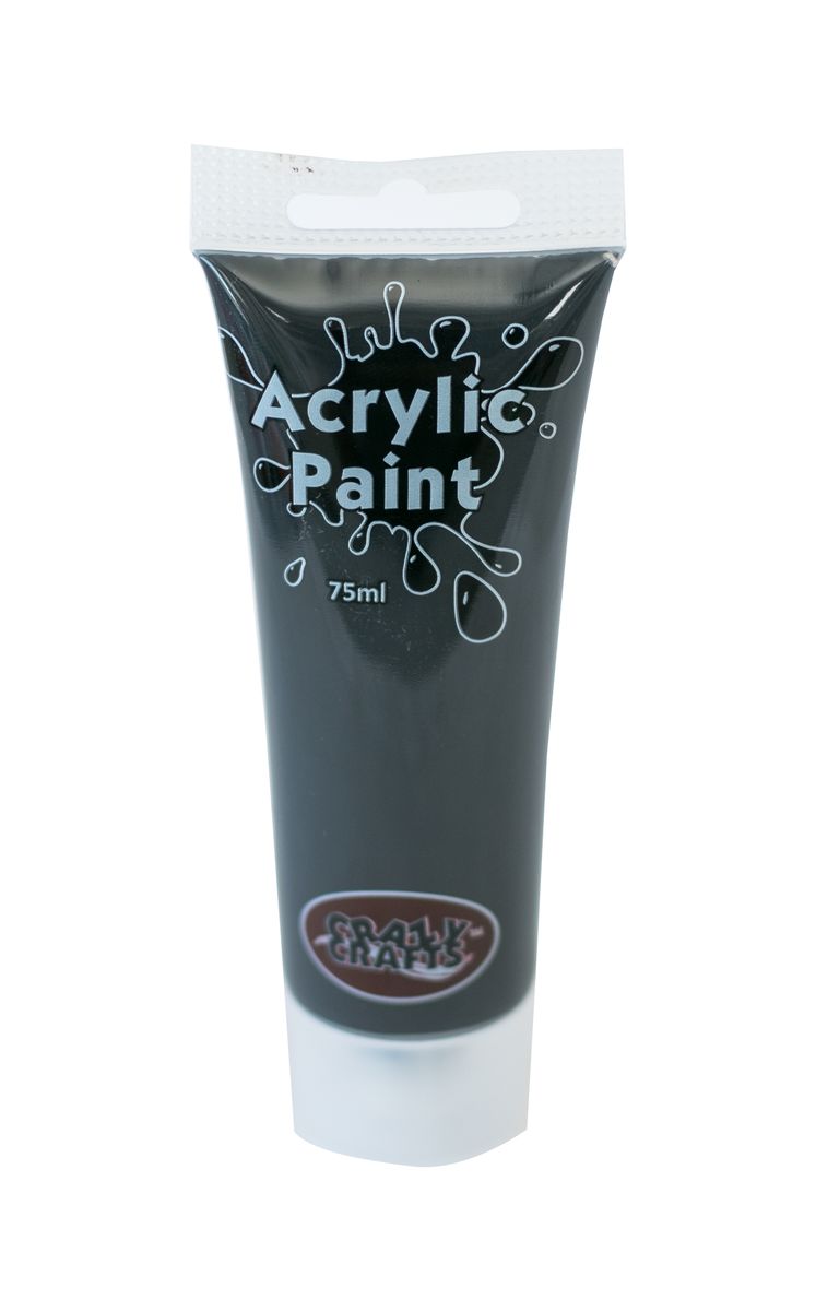 Crazy Crafts Acrylic Paint - Black | Shop Today. Get it Tomorrow! | takealot.com
