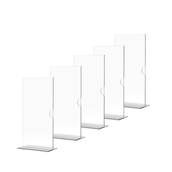 Parrot Products Acrylic Menu Holder - Double Sided DL (1/3 A4) Box of 5