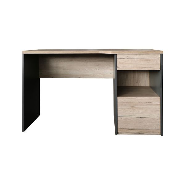 LINX Colorado Work Desk - Sonoma Oak &amp; Dark Grey