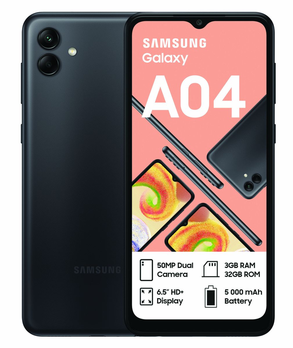 Samsung Galaxy A04 32GB LTE Dual Sim - Black