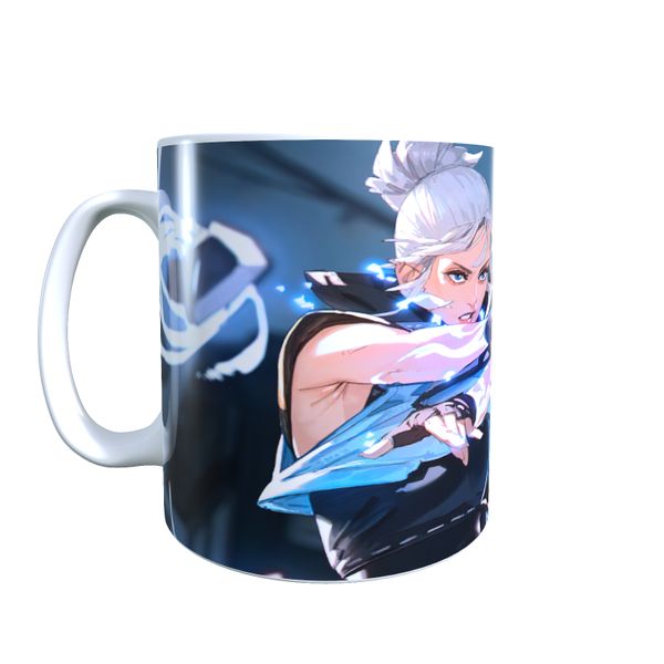 Jett Attacking - Valorant Coffee Mug