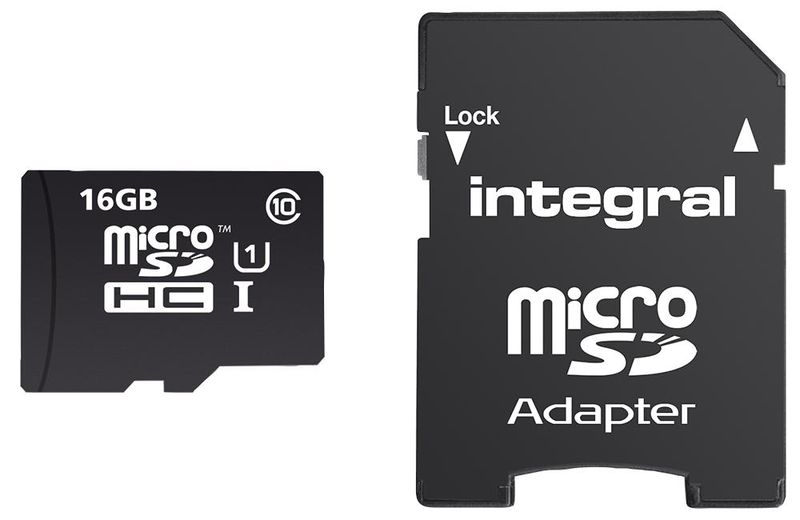 Integral (INMSDH16G10-90SPTAB) Flash Memory Card, 16 GB