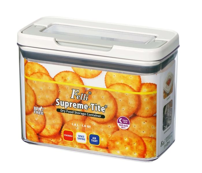 Felli Supreme Tite BPA Free Storage Container - 1.8L Capacity