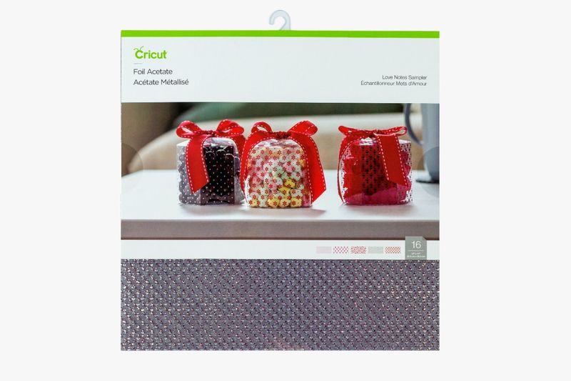 Cricut Foil Acetate 30x30cm 16-sheets (Love Notes)