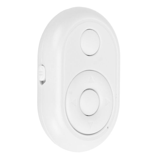 White Wireless Selfie Button With Compact Size