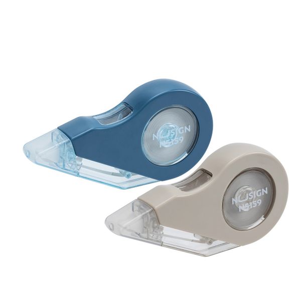 Deli 2 x Nusign Fashion Correction Tape 5mmx20m Blue and Cream