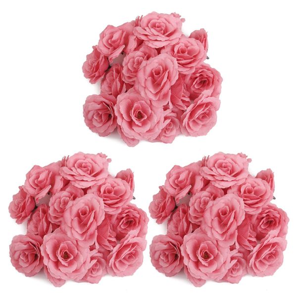 20 X Rose Fleur Artificielle Corolle Decoration De Mariage(Rose)