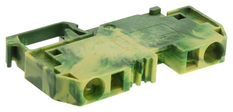 Wago (284-907) DIN Rail Mount Terminal Block, 2 Ways, 24 AWG, 8 AWG