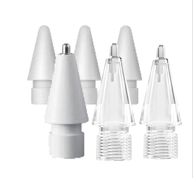 Replacement nibs - Fine Point metal tips - variety 6 pack For Apple Pencil