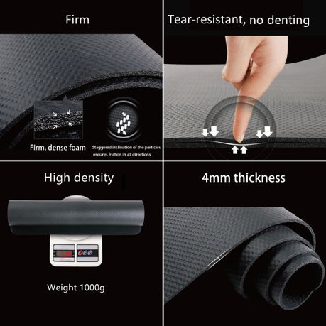 Heartdeco Anti Slip Vibration Absorption Treadmill Mat 1.9m