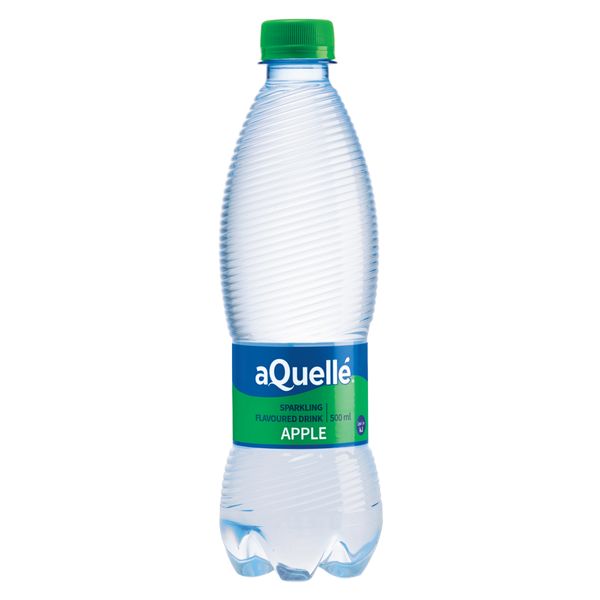 aQuelle - Apple Flavoured Sparkling Drink - 6 x 500ml