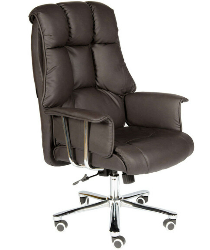 Executive Chair Faux Leather Thickly Padded Rocker Function High Back