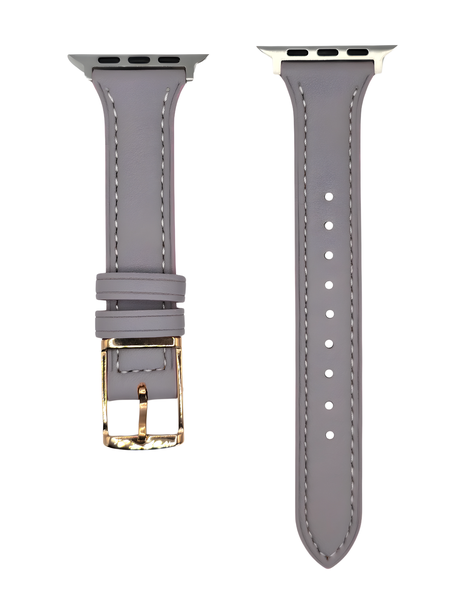 Faux Leather Apple Watch Strap 42/44/45/49mm-Lilac