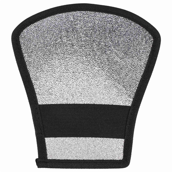 Flash Diffuser Silver/White Reflector, Black silver