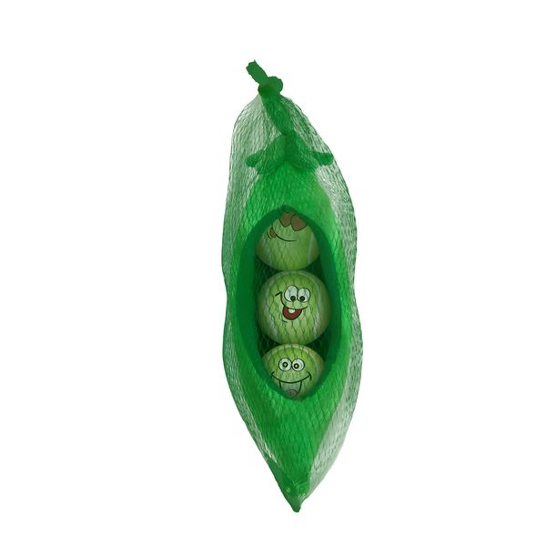 AFP Dog Toy - Meta Ball - Ball Set w/ Pea Pod - Green - One Size