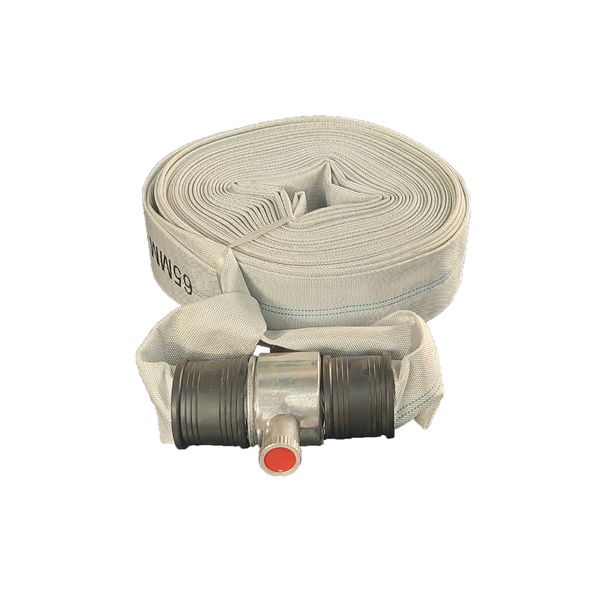 Layflat Hose 65mm x 30m c/w Couplings 10 Bar (White)