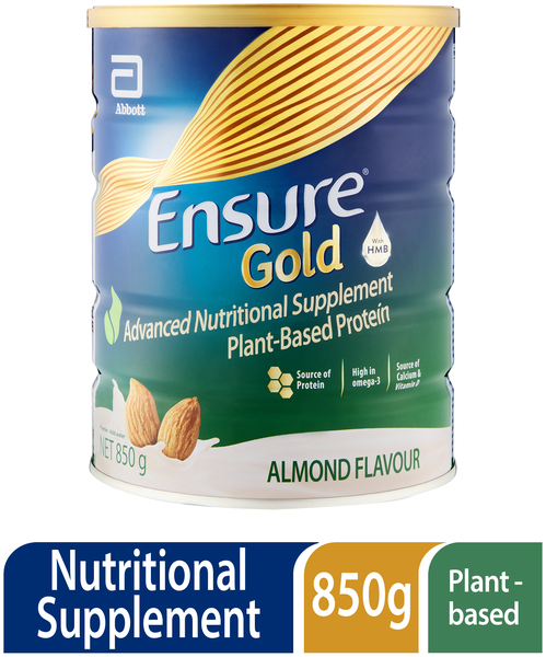 Ensure Gold Plant-based Nutritional Supplement Almond 850g
