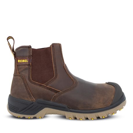 Rebel Crazy Horse Brown Safety Boot Shop Today. Get it Tomorrow takealot