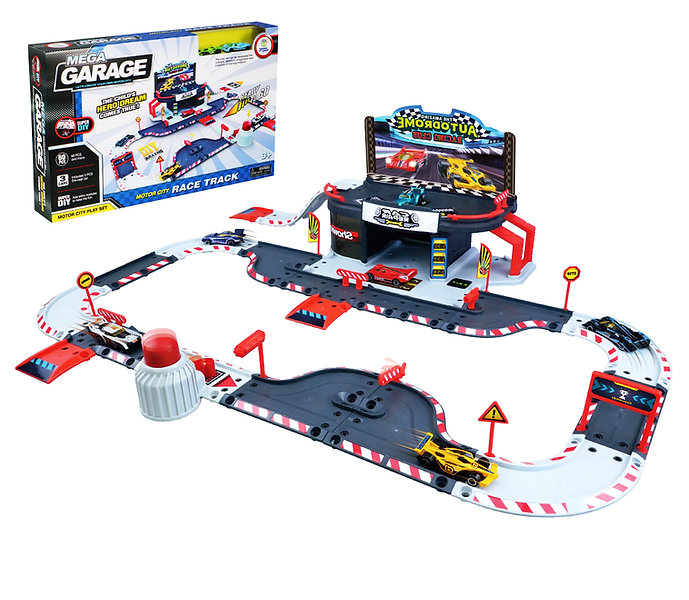 toy car racing track set