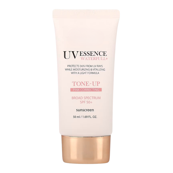 Waterfull+ Tone-Up UV Essence Sunscreen - Broad Spectrum SPF 50+, 50ml