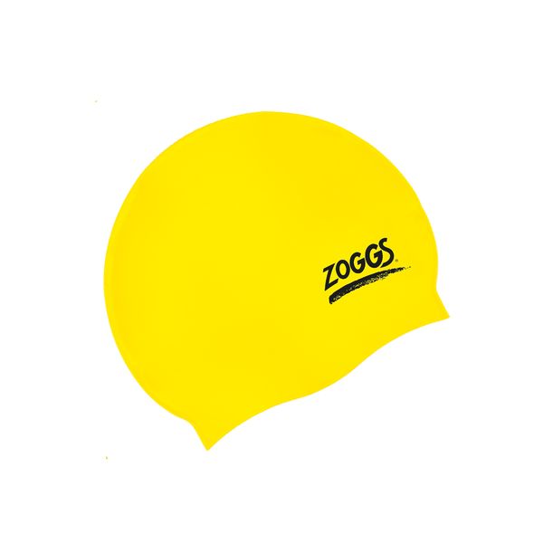 Zoggs Silicone Swim Cap - Yellow