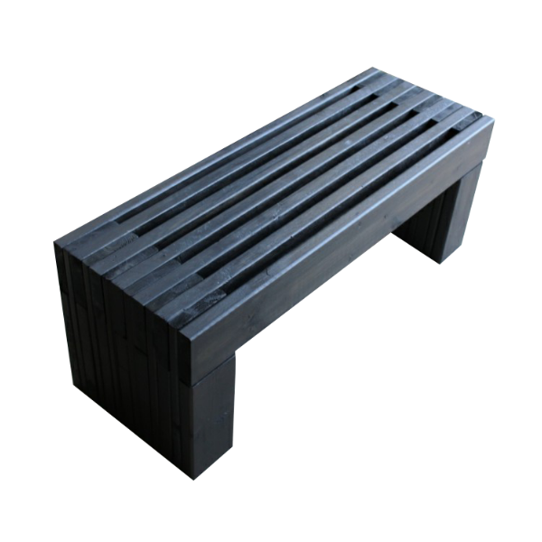 Slatted Wooden Bench
