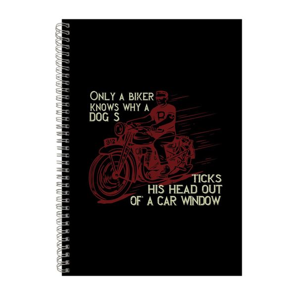 Only A Biker Knows Notebook Biker Gift Idea A4 Notepad 145