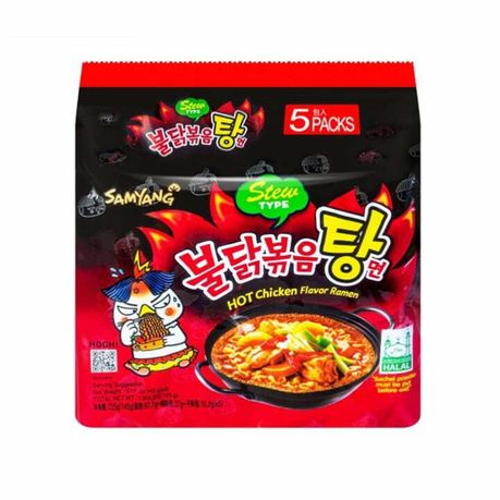 Samyang Buldak Authentic Hot Chicken Instant Noodle Soup - Stew Type Image