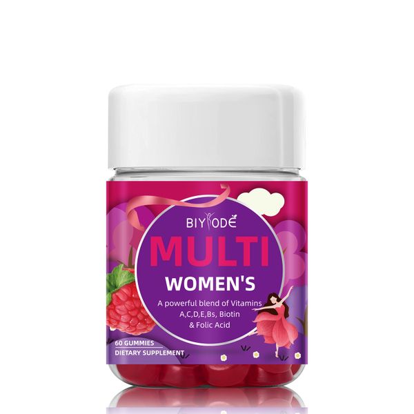 BIYODE Women's Powerful Blend Vitamins, Vitamins, Biotin &amp; Folic Acid 60