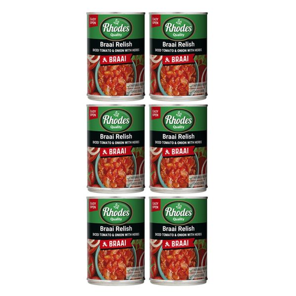 Rhodes Braai Relish - 6 x 410g