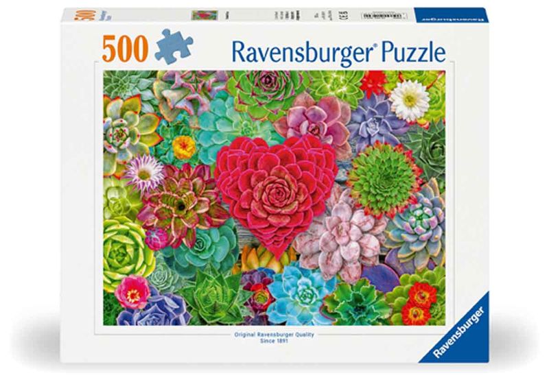 Ravensburger Puzzle Succulent Love - 500 Piece