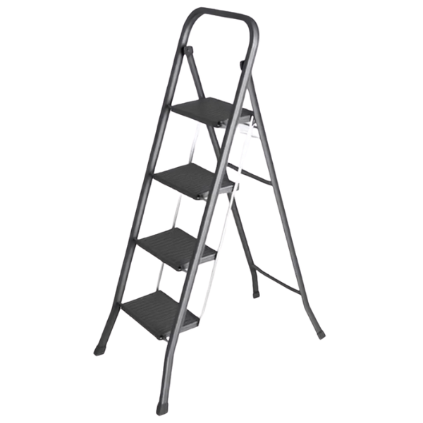 Anchor 4-Step Folding Wide Anti-Slip Steel Ladder