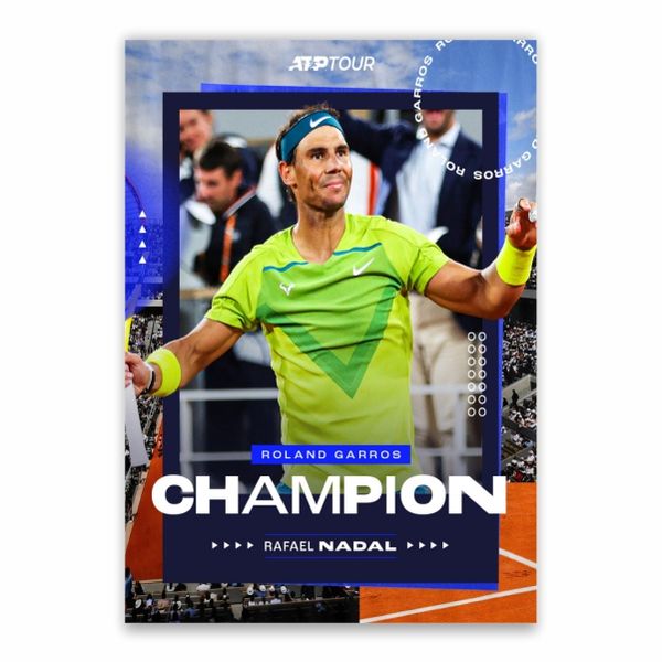Roland Garros Champion Poster - A1