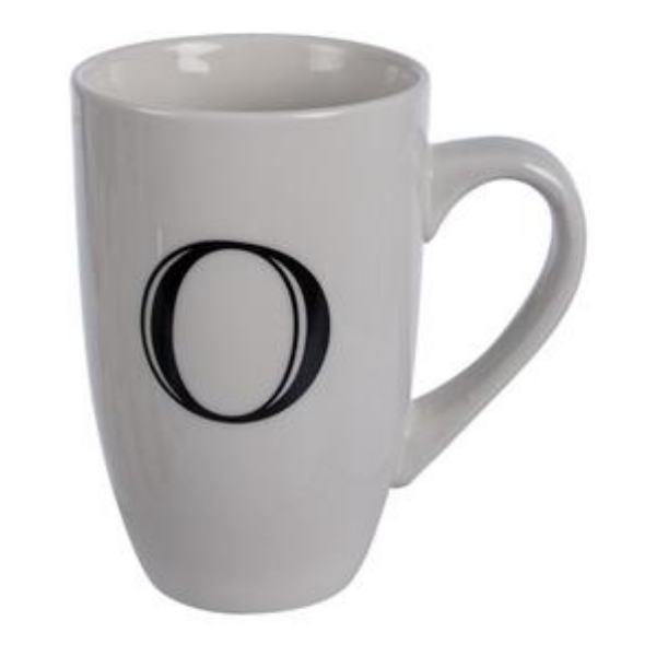 SD Homeware - Letter O Mug (2 x 400ml)
