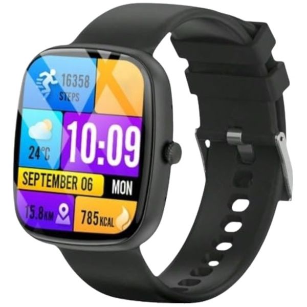 LIGE IP67 Smartwatch With Intelligent Voice Assistant - Black