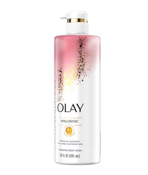 Olay Body Wash Nourishing with Hyaluronic Acid &amp; B3, 20 fl oz / 591 ml
