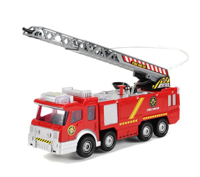 Olive Tree - Fire Engine With Water Pump Spray &amp; Extending Rescue Ladder