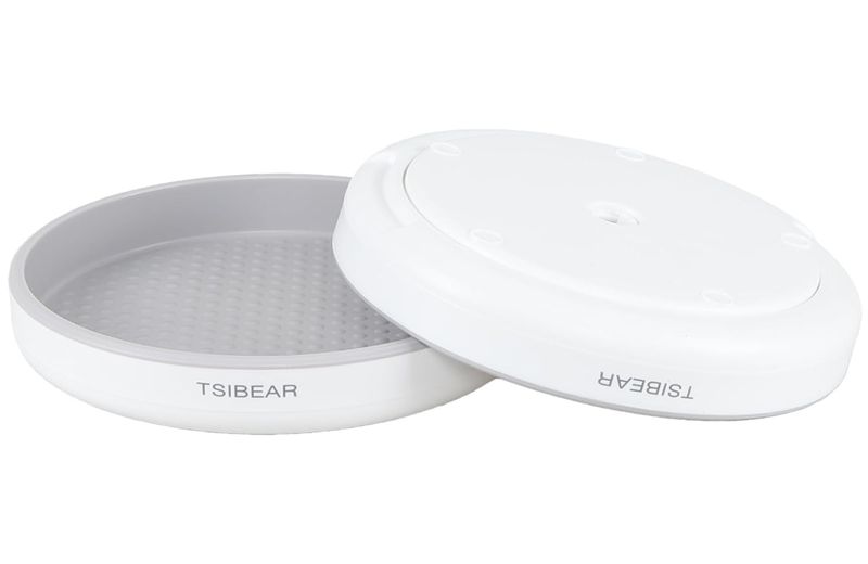 Pantry Cabinet Lazy Susan Turntable, Plastic Kitchen Cabinet Turntable