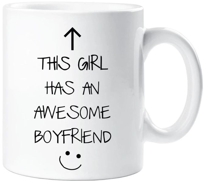 This Girl Has An Awesome Boyfriend Birthday Anniversary Valentine Gift Mug