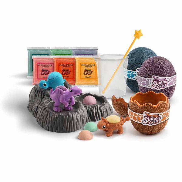 TopBright Crystal Dinosaur Growing Deluxe Kit