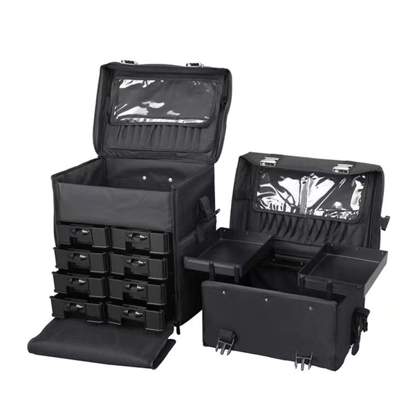 Multi-Function 2 in 1 Pro Makeup Artist Trolley Case