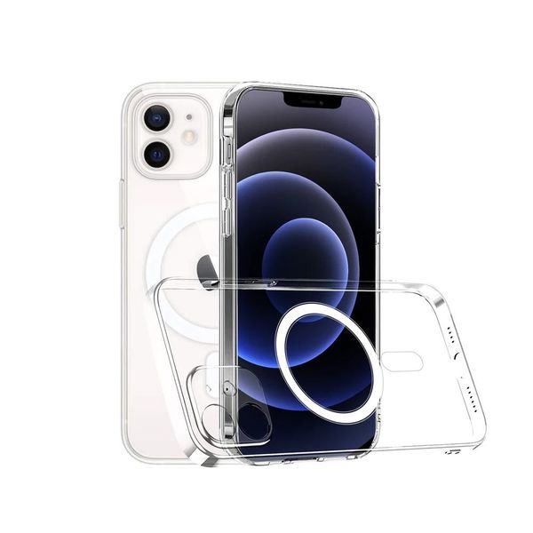 Magnetic Clear Case Compatible With Iphone 12 and 12 Pro